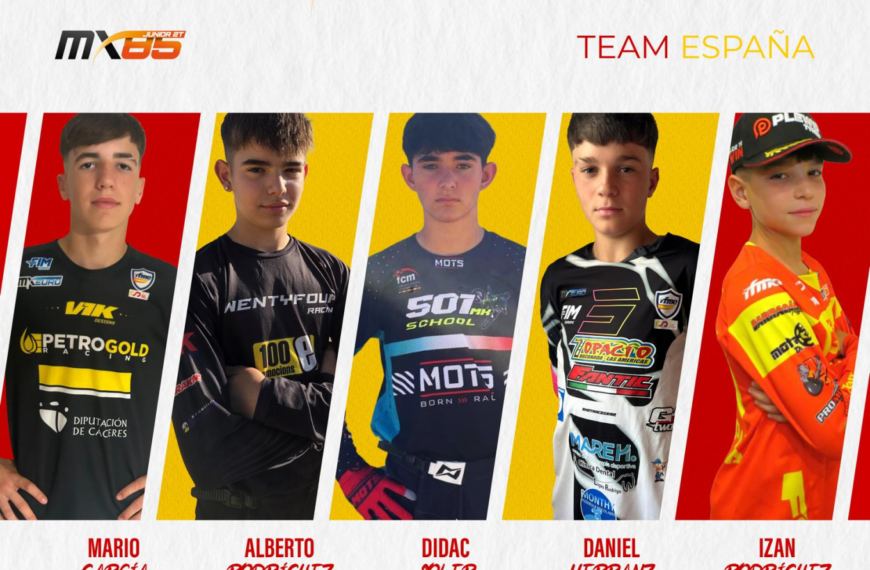 NUESTRO PILOTO DANIEL HERRANZ ENTRE LOS Quince pilotos en las categorías MX125, MX85 y MX65